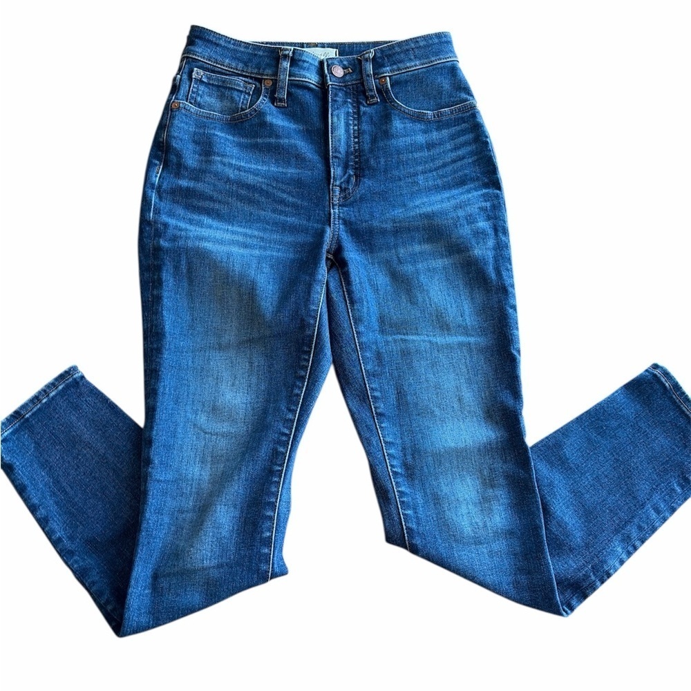 Madewell Curvy High Rise Skinny Blue Jeans Size 26 Classic 5 Pockets
